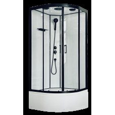 Душевая кабина Royal Bath FATO RB 90CK-T-BL прозрачное стекло..